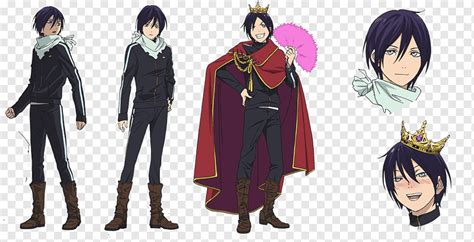 Noragami Yato No Kami Anime Fan Art Character Designer Black Hair