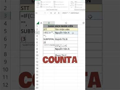 Th Thu T Excel Nh S Th T T Ng C P Nh T B Ng H M Subtotal