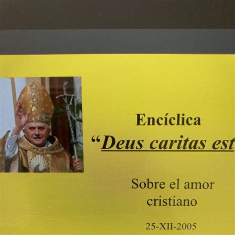 Introducci N Deus Caritas Est Carta Enc Clica