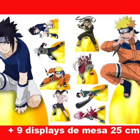 Totem de Chão Naruto e Displays de Mesa Elo7 Produtos Especiais