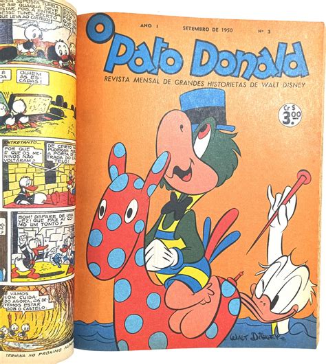 Anos de Ouro do Pato Donald nº 1 2 e 3 coleção completa Abril 1988