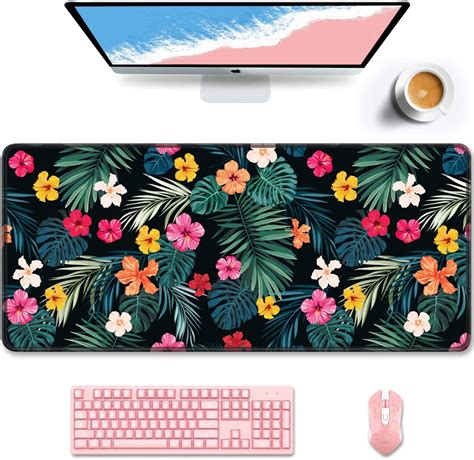 Desk Pad, XXL Large Mouse Pad, Extended Gaming Mousepad, Cute Desk Mat for Women, Big Office ...