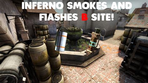 Inferno B Site Smokes Flashes Cs Go Youtube