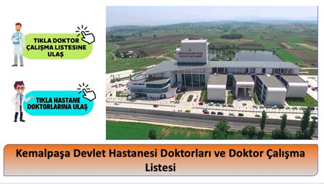 Kemalpa A Devlet Hastanesi Doktorlar Ve Doktor Al Ma Listesi