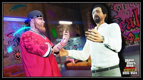 Все КАТ - сцены обновления "Нарковойны Лос-Сантоса" в GTA Online - YouTube