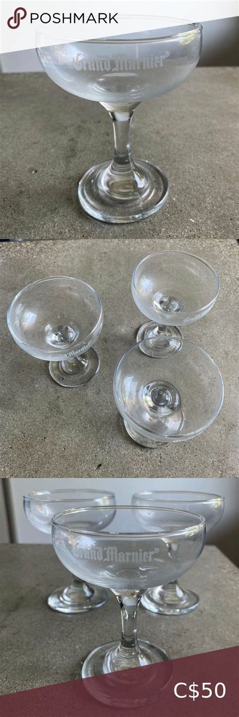 Grand Marnier Clear Cocktail Glasses Set Of 3 Grand Marnier Cocktail