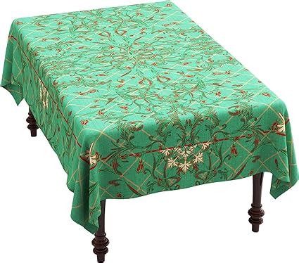 Amazon Patdrea Vintage Green Christmas Decor Tablecloth Red Floral