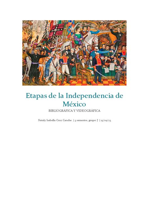 Etapas De La Independencia De México Pdf México Independiente America Latina