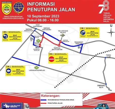 Penutupan Jalan Di Kartasura Hari Ini September Dalam Rangka