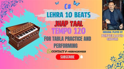 Jhaptaal Lehra Naghma Bpm For Tabla Practice Live