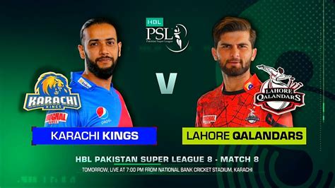 Karachi Kings Vs Lahore Qalandars Th Match Live Cricket Score Lq