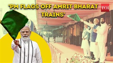 Watch Pm Modi Inaugurates Ayodhya Railway Station Flags Off Amrit