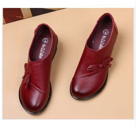 Spring Autumn Fashion Loafers Genuine Leather Women S Flats