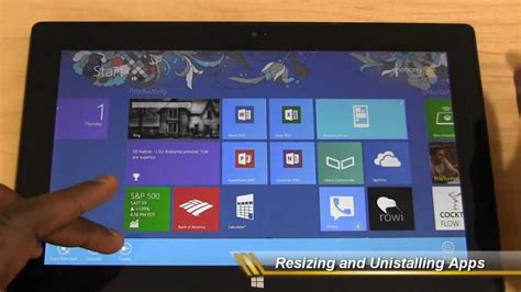 How To Group Apps In Windows On The Surface Rt Youtube