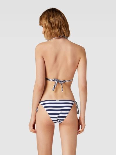 Banana Moon Bikini Oberteil Mit Streifenmuster Modell Maio Marine