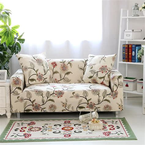 Floral Covers for couch,multi size Cover for sofa universal stretcher,polyester plants print ...