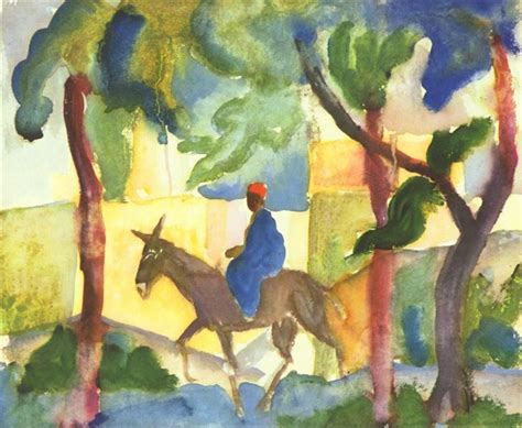 Donkey Rider - August Macke - WikiArt.org