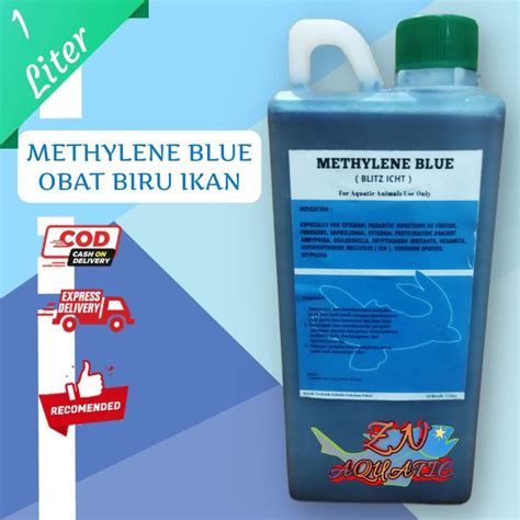 Methylene Blue Obat Biru Ikan Blitz Ich 1liter Lazada Indonesia