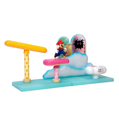 Boneco Super Mario Playset nas Nuvens 3077 Candide Dorémi Brinquedos