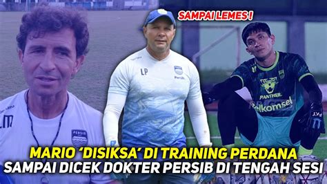 Training Perdana Langsung Di Hajarmario Sampai Didatangi Tim Kesehatan