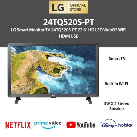 Jual LG Smart Monitor TV 24TQ520S PT 23 6 HD LED WebOS WIFI HDMI USB