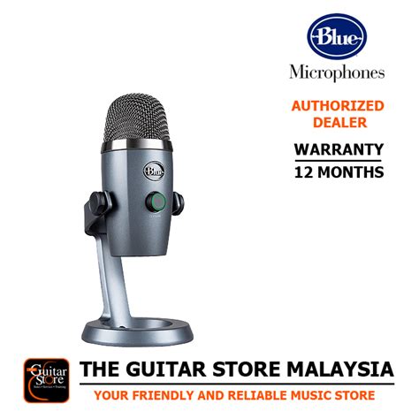 Blue Yeti Nano Usb Condenser Microphone Shadow Gray The Guitar Store