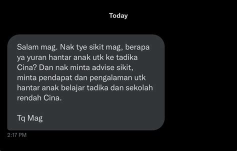 Mag On Twitter Siapa Tahu Satu Je Lah Dari Aku Kalau Ada Peluang