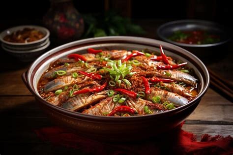 Premium Photo Hot And Spicy Sichuan Boiled Fish Delight Delicious