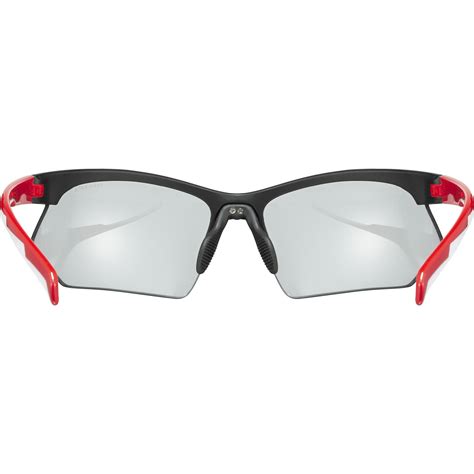 Uvex Sportstyle V Black Red White Smoke Sportbrillen Uvex Sports