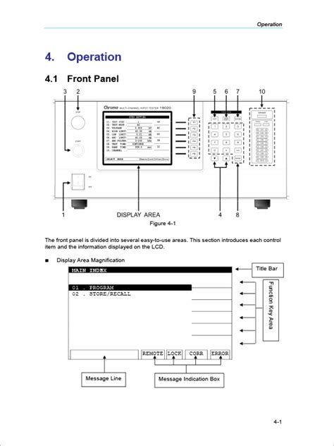 Manuals Multi Channel Hipot Tester