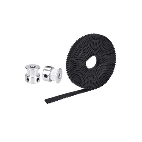 KIT 2 M Courroie 6mm GT2 2 Poulie GT2 Axe 5mm 20 Dents A2itronic