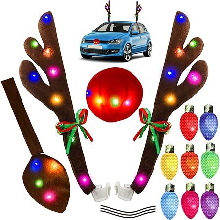 Amazon Reindeer Antlers For Cars Christmas Reindeer Antlers Car