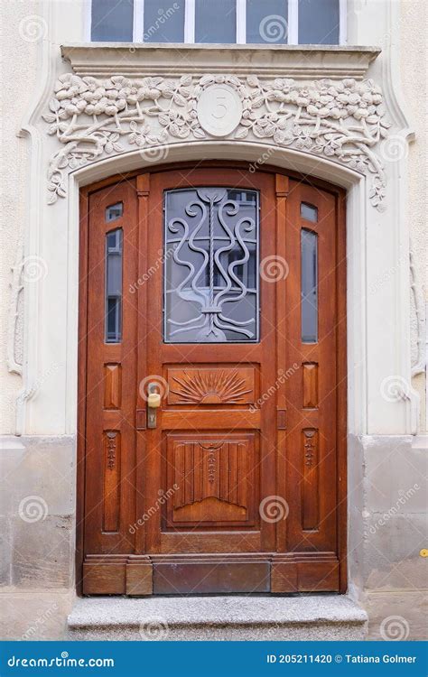Old Wooden Door Entrance To The House Concept Of The Beginning Of A