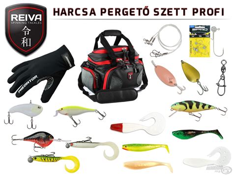 REIVA Harcsa Pergető szett profi Haldorádó horgász áruház