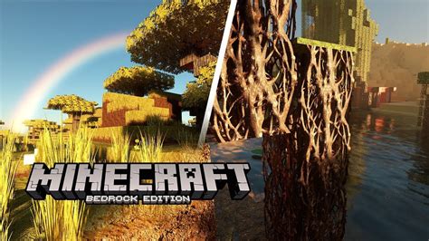 Minecraft Realistic RTX 2 3 UPDATE For Bedrock Short Gameplay With