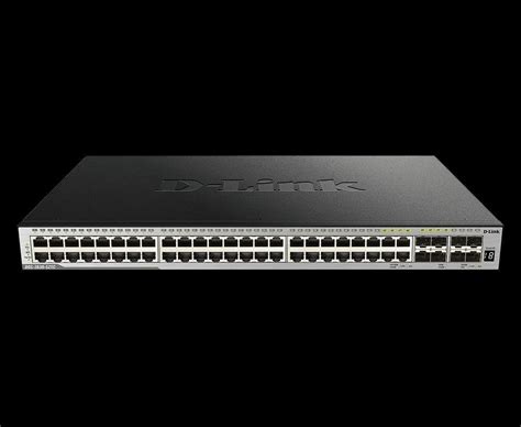 D Link DGS 3630 52TC Stackable Managed Gigabit Switch LAN Capable