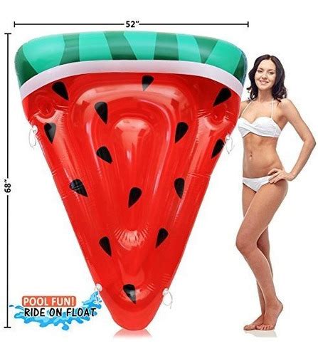 Tumbona De Piscina Inflable Gigante De Sandía Envío gratis