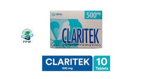 Claritek 500mg Tablets Clarithromycin Dosage Fareed Pharmacy