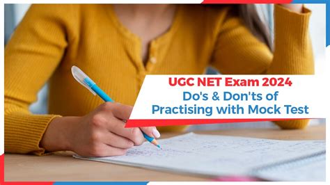 Oswaal Ugc Net Exam Do S Don Ts Of Practising With Mock Test