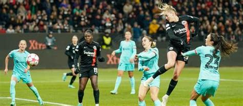 Eintracht Frankfurt Frauen Gegen Barcelona Ein Kurzer Moment Der Magie