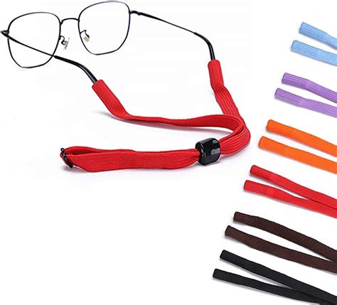 Sport Strap For Glasses 2pcs Sports Glasses Elastic Neck Strap Retainer