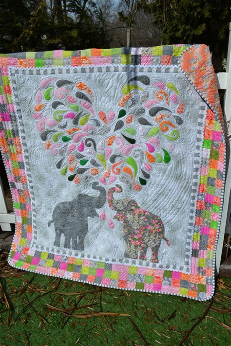 Elephant Splash Quilt Pattern