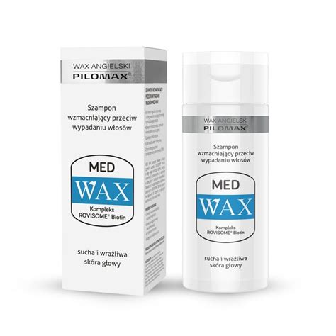 Wax Pilomax Med Szampon Wzmacniaj Cy Przeciw Wypadaniu W Os W Ml