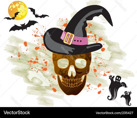 Halloween background Royalty Free Vector Image