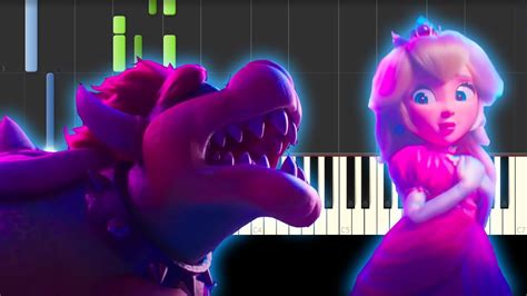 Peaches Bowser Jack Black Piano Tutorial Youtube