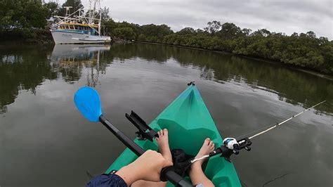 Kayak Fishing Flicking Soft Plastics And Trolling Lures Youtube