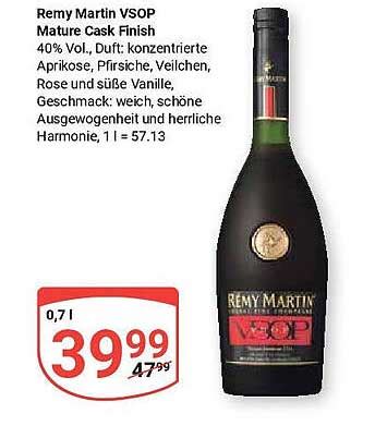 Remy Martin Vsop Mature Cask Finish Angebot Bei Globus 1Prospekte De
