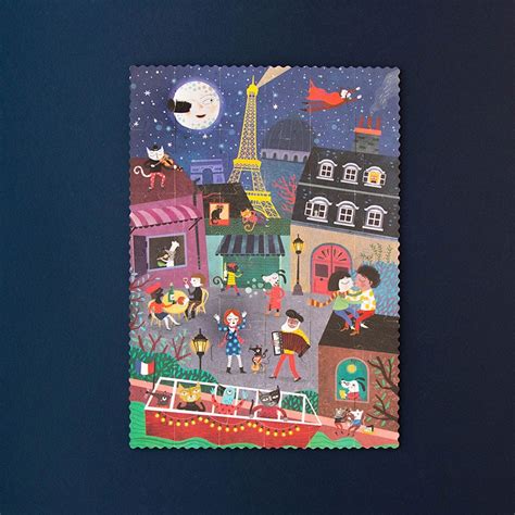 Night And Day In Paris Puzzle De Londji Puzzle R Versible