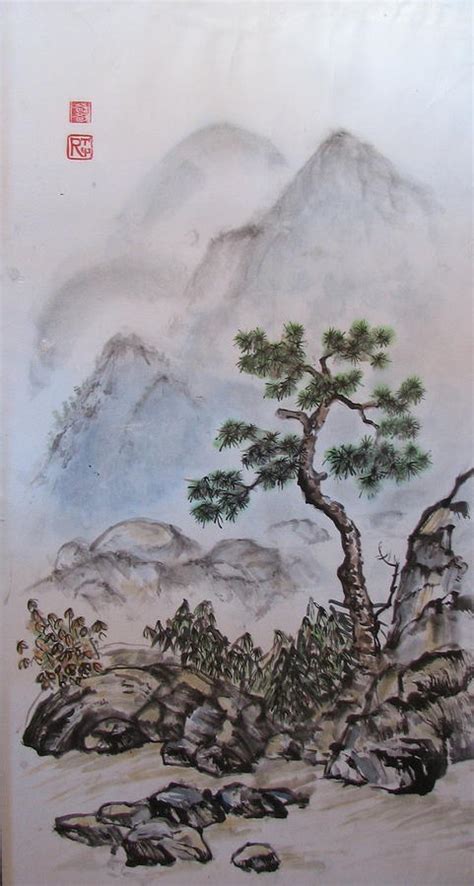 Chinese Landscape Painting Color