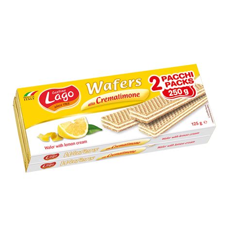 MaxMart Online Lago Double Pack Wafers Lemon 125g